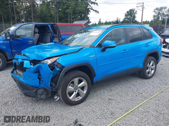 2021 Toyota RAV4 Hybrid LE with VIN 4T3B6RFV6MU048392, listed as a IAAI auction lot 42549120 with 61,661 mi miles and . Bid and sale history available at DreamBid. Image 17.