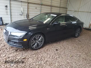2018 Audi A7 Prestige with VIN WAU23AFC0JN057212, listed as a Copart auction lot 65429374 with 58,016 mi miles and Salvage Title. Bid and sale history available at carsss.com. Image 1.