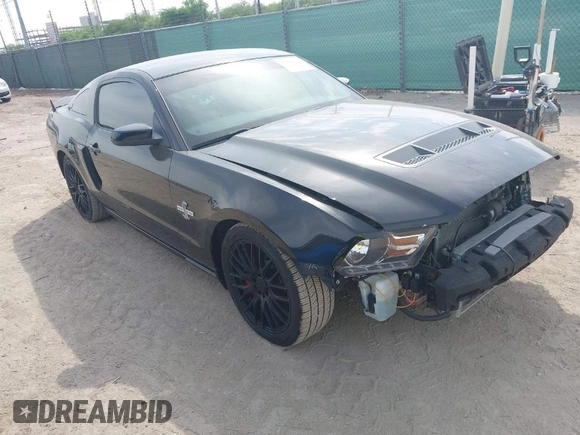 2010 Ford Mustang GT500 with VIN 1ZVBP8JS9A5130203, listed as a IAAI auction lot 42064720 with 32,461 mi miles. Bid and sale history available at carsss.com. Image 1.