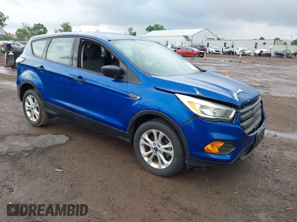 2017 Ford Escape S with VIN 1FMCU0F72HUE68205, listed as a IAAI auction lot 42502423 with 75,453 mi miles and . Bid and sale history available at DreamBid. Image 1.