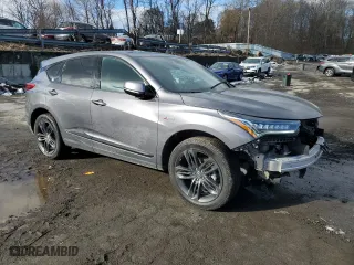 2020 Acura RDX w/A-Spec Pkg with VIN 5J8TC2H60LL041127, listed as a Copart auction lot 43504365 with 75,660 mi miles and Salvage Title. Bid and sale history available at carsss.com. Image 4.