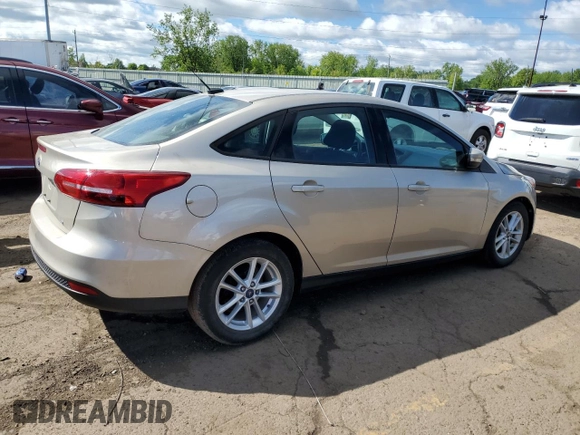 2017 Ford Focus SE with VIN 1FADP3F29HL315368, listed as a Copart auction lot 58375375 with 44,943 mi miles and Clean title. Bid and sale history available at DreamBid. Image 3.