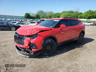 2021 Chevrolet Blazer LT z VIN 3GNKBCR4XMS534316, wystawiony jako Copart lot #57026325 z przebiegiem 37 667 mil mil oraz Nie do naprawy • Non repairable. Historia ofert i sprzedaży dostępna na DreamBid. Obrazek 1.