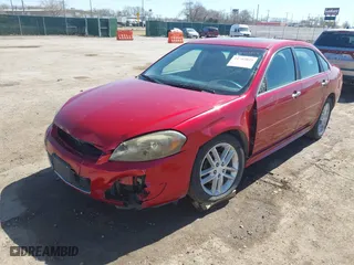 2013 Chevrolet Impala LTZ with VIN 2G1WC5E32D1118300, listed as a IAAI auction lot 41753025 with 229,063 mi miles. Bid and sale history available at carsss.com. Image 18.