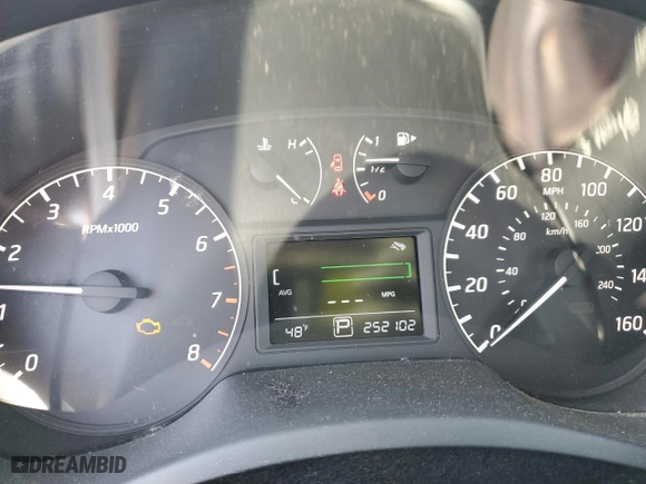 2017 Nissan Sentra SV with VIN 3N1AB7AP7HY403710, listed as a Copart auction lot 52951185 with 252,102 mi miles and Clean Title. Bid and sale history available at carsss.com. Image 9.