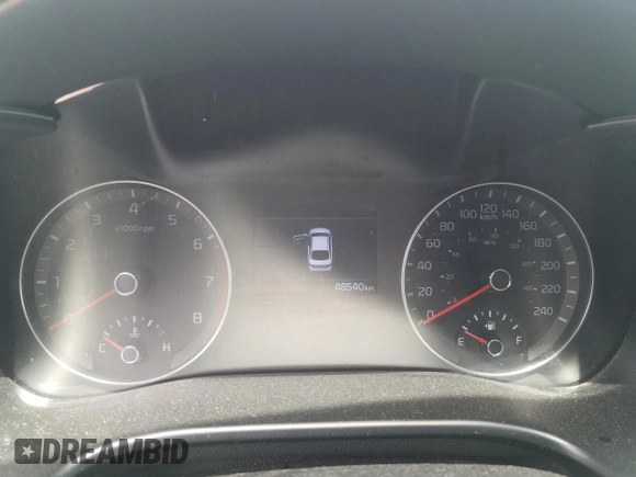 2021 Kia Forte LXS with VIN 3KPF24AD6ME276581, listed as a Copart auction lot 60495244 with 48,540 mi miles and Salvage Title. Bid and sale history available at DreamBid. Image 9.