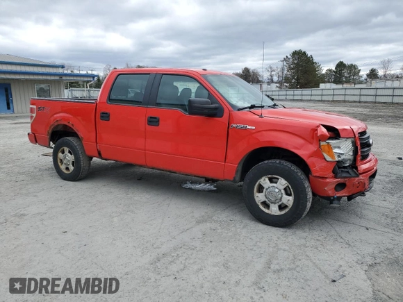 2014 Ford F-150 XL with VIN 1FTFW1EF4EKF85639, listed as a Copart auction lot 53059965 with 174,929 mi miles and Salvage Title. Bid and sale history available at carsss.com. Image 4.