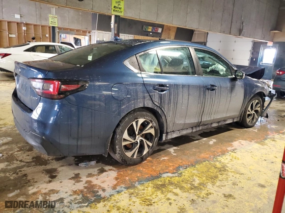 2021 Subaru Legacy Premium with VIN 4S3BWAC68M3006968, listed as a Copart auction lot 46113845 with 139784 miles and Salvage Title. Bid and sale history available at carsss.com. Image 3.