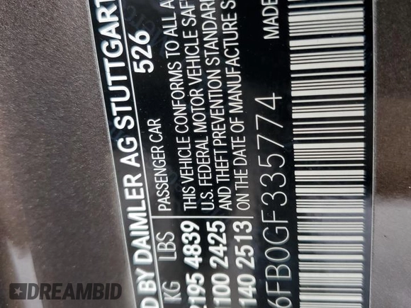 2016 Mercedes-Benz E 400 z VIN WDDKJ6FB0GF335774, wystawiony jako Copart lot #85329744 z przebiegiem 80 179 mil mil oraz Szkoda całkowita • Salvage title. Historia ofert i sprzedaży dostępna na DreamBid. Obrazek 12.