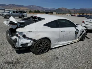 2024 Lexus RC with VIN JTHAP5BC3R5008936, listed as a Copart auction lot 60244375 with 39,857 mi miles and Salvage title. Bid and sale history available at DreamBid. Image 3.