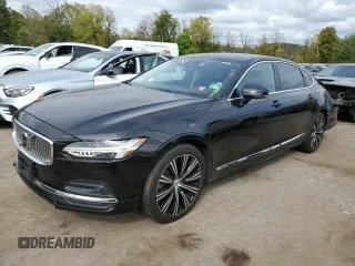2023 Volvo S90 Plus with VIN LVY062MN8PP325487, listed as a Copart auction lot 72692804 with 67,044 mi miles and Salvage Title. Bid and sale history available at carsss.com. Image 1.