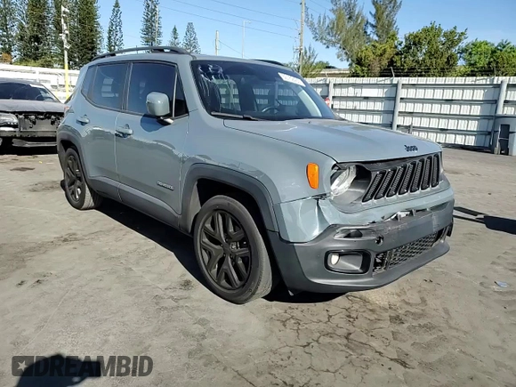 2018 Jeep Renegade Latitude with VIN ZACCJABB9JPG96898, listed as a Copart auction lot 50162435 with 79,578 mi miles and Salvage Title. Bid and sale history available at DreamBid. Image 12.