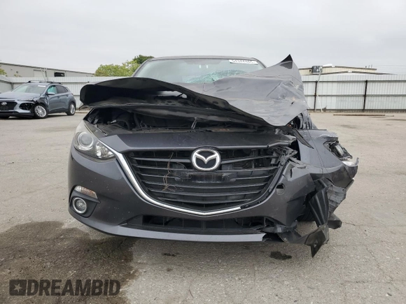 2016 Mazda 3 S Touring with VIN JM1BM1M3XG1299797, listed as a Copart auction lot 54344485 with Not provided miles and Salvage title. Bid and sale history available at DreamBid. Image 5.