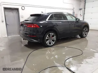 2019 Audi Q8 Premium Plus with VIN WA1BVAF16KD042730, listed as a IAAI auction lot 41610719 with 87,134 mi miles. Bid and sale history available at carsss.com. Image 4.