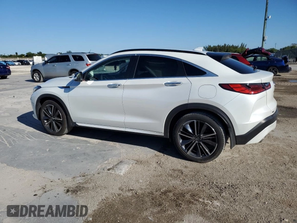 2023 Infiniti QX55 Luxe with VIN 3PCAJ5JR4PF118379, listed as a Copart auction lot 48494775 with 16,181 mi miles and Salvage title. Bid and sale history available at DreamBid. Image 2.