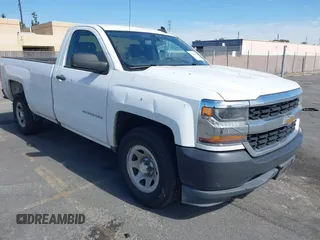 2016 Chevrolet Silverado 1500 Work Truck with VIN 1GCNCNEH8GZ197305, listed as a IAAI auction lot 41681614 with 184,994 mi miles. Bid and sale history available at carsss.com. Image 1.