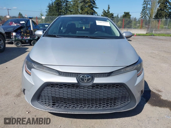 2020 Toyota Corolla LE with VIN 5YFEPRAE4LP098976, listed as a IAAI auction lot 42054417 with 94,655 mi miles and . Bid and sale history available at DreamBid. Image 12.