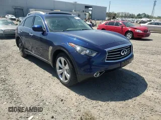 2013 Infiniti FX with VIN JN8BS1MW4DM100158, listed as a Copart auction lot 52123965 with 52,910 mi miles and Salvage Title. Bid and sale history available at DreamBid. Image 11.