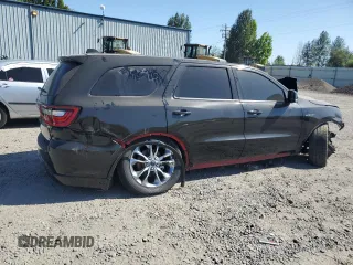 2020 Dodge Durango R/T with VIN 1C4SDJCT4LC262387, listed as a Copart auction lot 65096995 with 106,744 mi miles and Clean title. Bid and sale history available at DreamBid. Image 3.