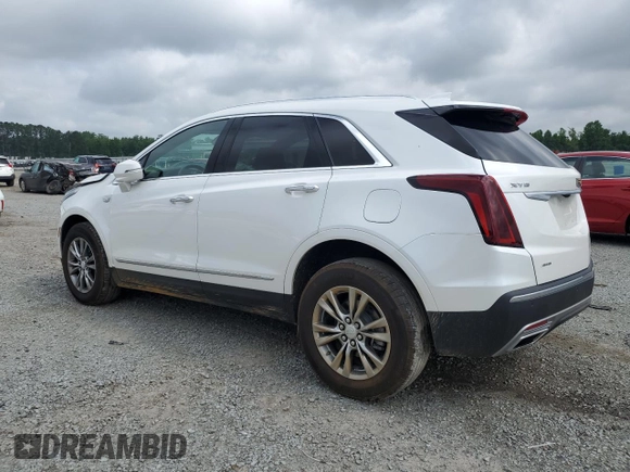 2021 Cadillac XT5 AWD Premium Luxury with VIN 1GYKNDRSXMZ103637, listed as a Copart auction lot 60472755 with 19,652 mi miles and Salvage title. Bid and sale history available at DreamBid. Image 2.