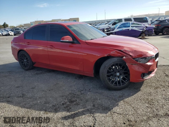 2013 BMW 3 Series 328i with VIN WBA3C1C56DF437583, listed as a Copart auction lot 48621045 with 92,882 mi miles and Salvage title. Bid and sale history available at DreamBid. Image 4.
