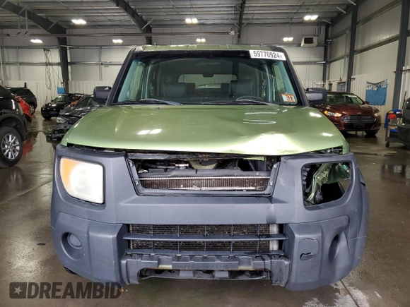 2006 Honda Element LX with VIN 5J6YH17326L003145, listed as a Copart auction lot 59770924 with 282,338 mi miles and Salvage Title. Bid and sale history available at DreamBid. Image 5.