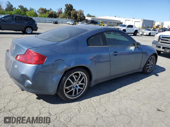 2005 Infiniti G35 z VIN JNKCV54E75M402615, wystawiony jako Copart lot #57704225 z przebiegiem 260 682 mil mil oraz Czysty tytuł • Clean title. Historia ofert i sprzedaży dostępna na DreamBid. Obrazek 3.