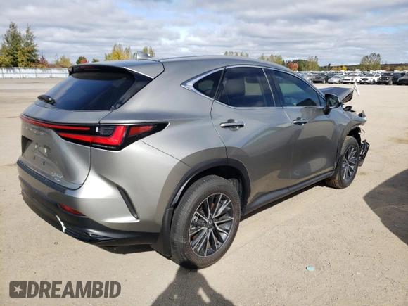 2024 Lexus NX with VIN 2T2GGCEZ9RC057671, listed as a Copart auction lot 76449364 with 6,074 mi miles and Salvage Title. Bid and sale history available at carsss.com. Image 3.