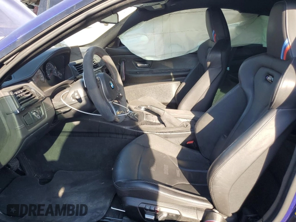 2019 BMW M4 CS with VIN WBS3S7C58KAC09387, listed as a Copart auction lot 73775254 with 27,185 mi miles and Salvage Title. Bid and sale history available at carsss.com. Image 7.