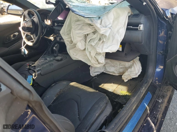 2020 Toyota GR Supra 3.0 with VIN WZ1DB4C02LW032496, listed as a Copart auction lot 60150484 with 0 mi miles and Salvage Title. Bid and sale history available at carsss.com. Image 8.