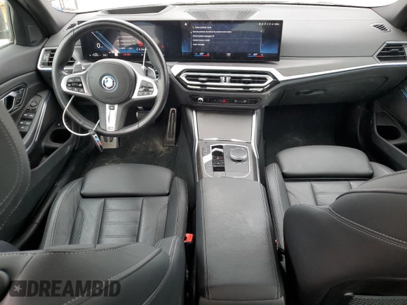 2023 BMW 3 Series 330e xDrive with VIN 3MW39FS05P8D22715, listed as a Copart auction lot 86916144 with 25,819 mi miles and Salvage Title. Bid and sale history available at carsss.com. Image 8.