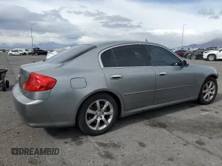2006 Infiniti G35 with VIN JNKCV51E16M510542, listed as a Copart auction lot 47481195 with 168,022 mi miles and Salvage Title. Bid and sale history available at carsss.com. Image 3.
