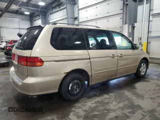 2000 Honda Odyssey EX with VIN 2HKRL1875YH611548, listed as a Copart auction lot 56593275 with 191,533 mi miles and Salvage title. Bid and sale history available at DreamBid. Image 3.
