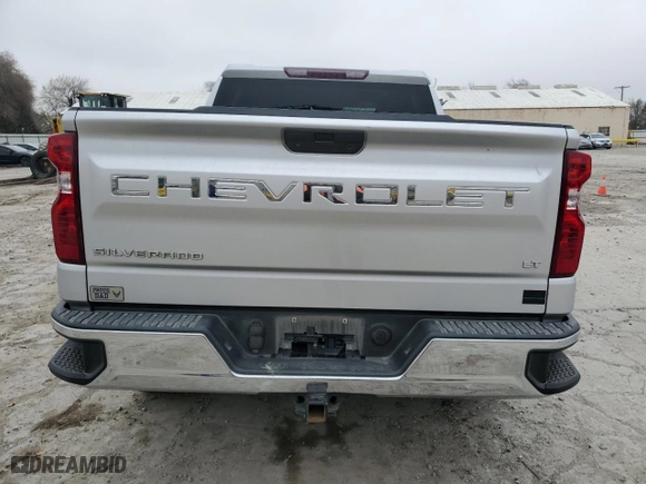 2019 Chevrolet Silverado 1500 LT with VIN 3GCPWCED0KG185109, listed as a Copart auction lot 42830245 with 63,540 mi miles and Salvage Title. Bid and sale history available at carsss.com. Image 6.