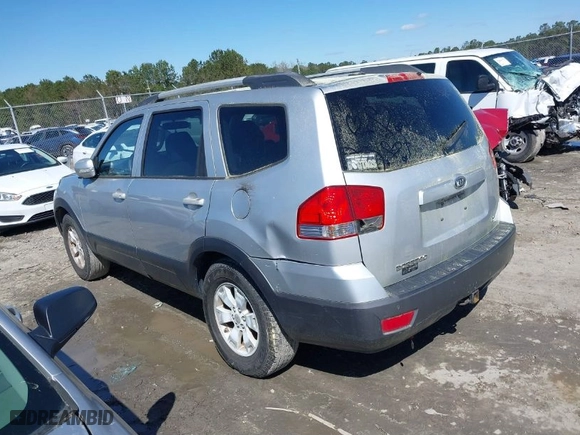 2009 Kia Borrego LX with VIN KNDJJ741595033315, listed as a IAAI auction lot 41821550 with 1 mi miles. Bid and sale history available at carsss.com. Image 3.