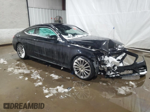 2023 Mercedes-Benz C 300 with VIN W1KWJ8EBXPG117463, listed as a Copart auction lot 88074365 with Not Provided miles and Salvage Title. Bid and sale history available at DreamBid. Image 4.