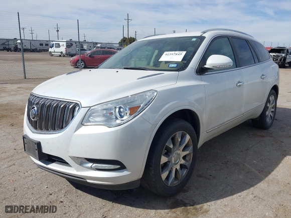 2017 Buick Enclave Leather with VIN 5GAKRBKD1HJ311339, listed as a IAAI auction lot 41597849 with 64,409 mi miles. Bid and sale history available at carsss.com. Image 17.