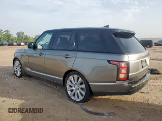 2017 Land Rover Range Rover HSE with VIN SALGS2FV5HA362590, listed as a Copart auction lot 63246215 with 63,235 mi miles and Salvage title. Bid and sale history available at DreamBid. Image 2.