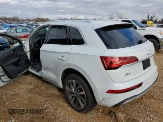 2021 Audi Q5 Premium Plus with VIN WA1BAAFY5M2098861, listed as a Copart auction lot 71633382 with 0 mi miles. Bid and sale history available at carsss.com. Image 2.