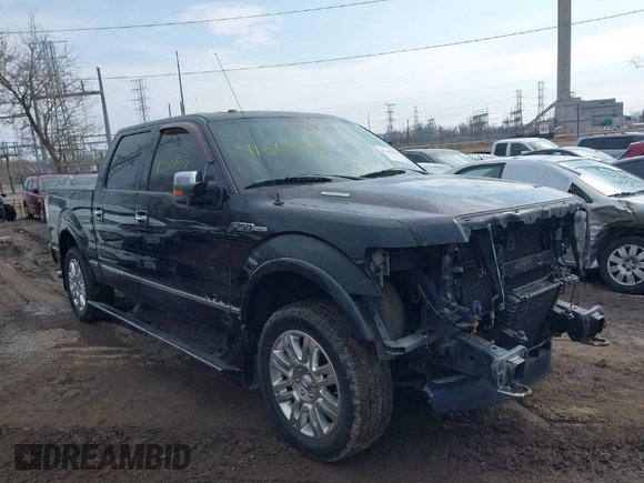 2013 Ford F-150 XL with VIN 1FTFW1ET2DFA66490, listed as a IAAI auction lot 41565863 with 215,421 mi miles. Bid and sale history available at carsss.com. Image 1.