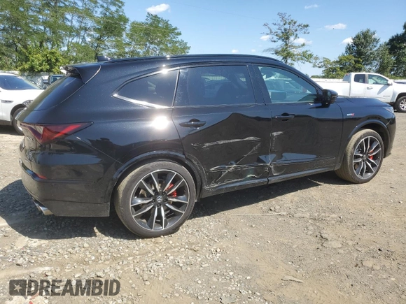 2023 Acura MDX Type S w/Advance Package with VIN 5J8YD8H88PL001133, listed as a Copart auction lot 67517274 with 25,717 mi miles and Salvage Title. Bid and sale history available at carsss.com. Image 3.