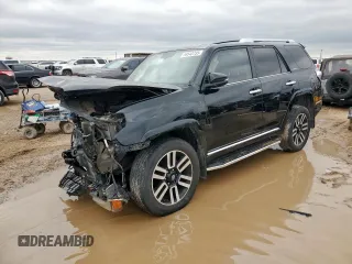 2015 Toyota 4Runner Limited with VIN JTEBU5JR9F5230814, listed as a Copart auction lot 59540735 with 105,233 mi miles and Salvage title. Bid and sale history available at DreamBid. Image 1.