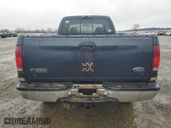 2000 Ford F-350 XL with VIN 1FTSX31F1YEB72688, listed as a Copart auction lot 44629215 with 262,552 mi miles and Salvage title. Bid and sale history available at DreamBid. Image 6.