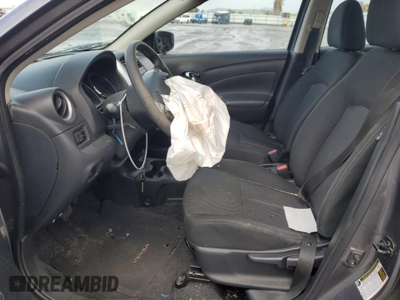 2019 Nissan Versa SV with VIN 3N1CN7AP2KL830670, listed as a Copart auction lot 50995655 with Not provided miles and Salvage title. Bid and sale history available at DreamBid. Image 7.