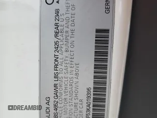 2019 Audi A5 Premium z VIN WAUSNAF53KA019395, wystawiony jako Copart lot #54145495 z przebiegiem 58 634 mil mil oraz Szkoda całkowita • Salvage title. Historia ofert i sprzedaży dostępna na DreamBid. Obrazek 13.