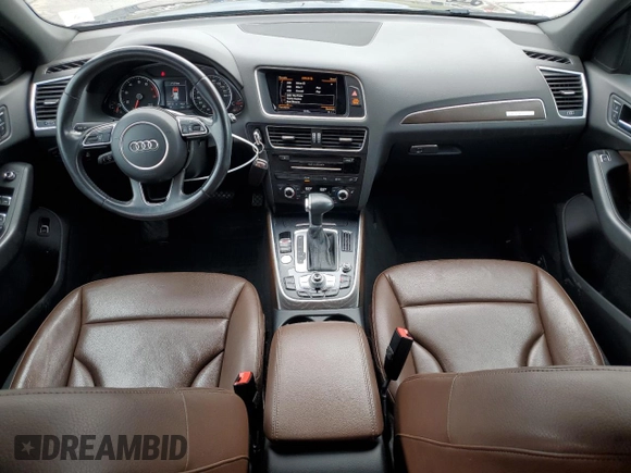 2015 Audi Q5 Premium Plus with VIN WA1DGAFP4FA019249, listed as a Copart auction lot 55855715 with 102,122 mi miles and Salvage title. Bid and sale history available at DreamBid. Image 8.