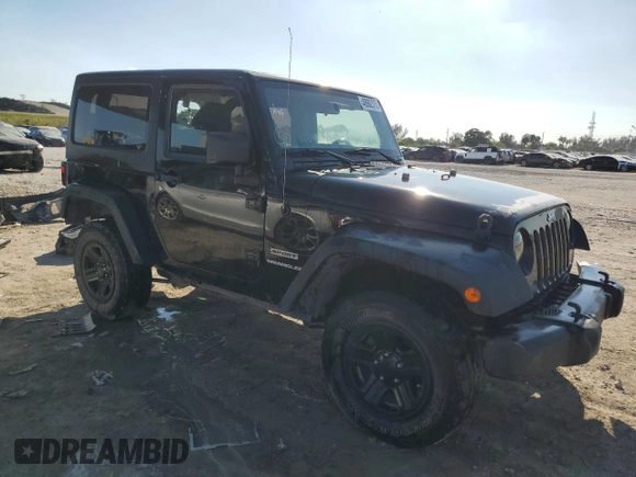 2013 Jeep Wrangler Sport with VIN 1C4AJWAG0DL618634, listed as a Copart auction lot 48982315 with 251,955 mi miles and Clean Title. Bid and sale history available at carsss.com. Image 4.