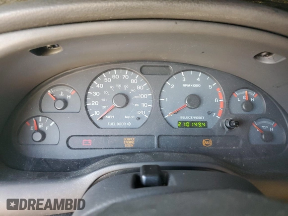 2003 Ford Mustang Standard с VIN 1FAFP40473F445407, выставлен на аукционе Copart как лот 60462585 с пробегом 210 149 миль миль и Списание • Salvage title. История ставок и продаж доступна на DreamBid. Изображение 9.