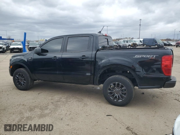 2023 Ford Ranger XL with VIN 1FTER4FH5PLE32303, listed as a Copart auction lot 52417505 with 26,392 mi miles and Salvage title. Bid and sale history available at DreamBid. Image 2.