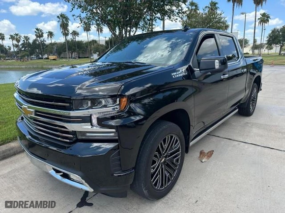 2022 Chevrolet Silverado 1500 LTD High Country with VIN 1GCUYHEL1NZ168406, listed as a Copart auction lot 79347844 with 47,507 mi miles and Clean Title. Bid and sale history available at carsss.com. Image 2.
